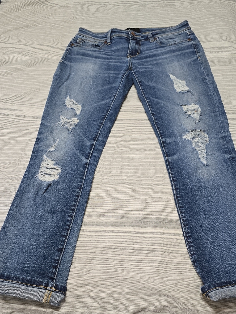 Buckle Black Fit No 53 Distressed Straight Jeans